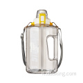 bottiglia d&#39;acqua di grande capacità da 2 litri sportiva bottiglia d&#39;acqua gratuita BPA con paglia